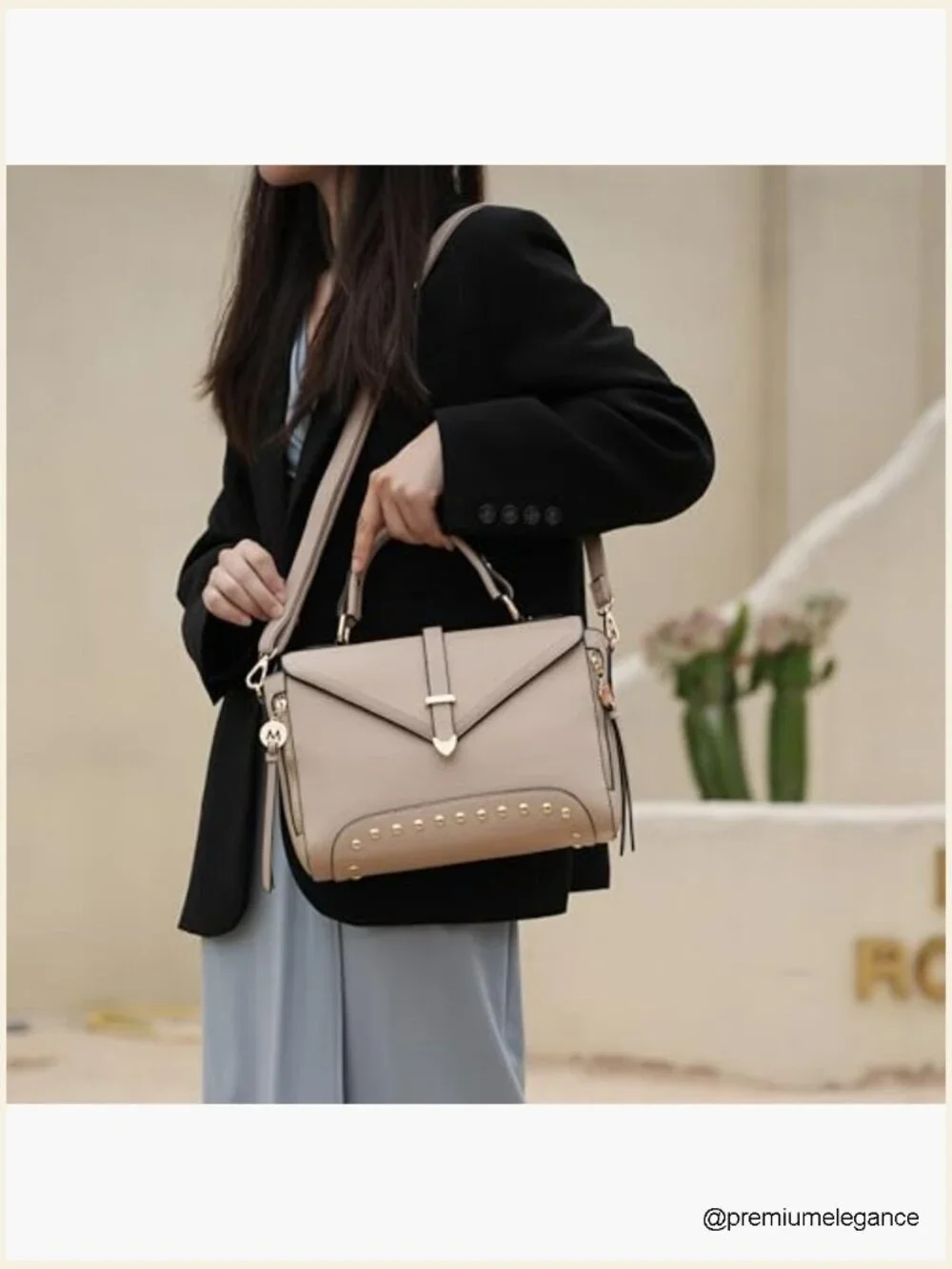 Vegan Leather Crossbody Bag Purse Shoulder Handbag Women - Picture 3 of 7